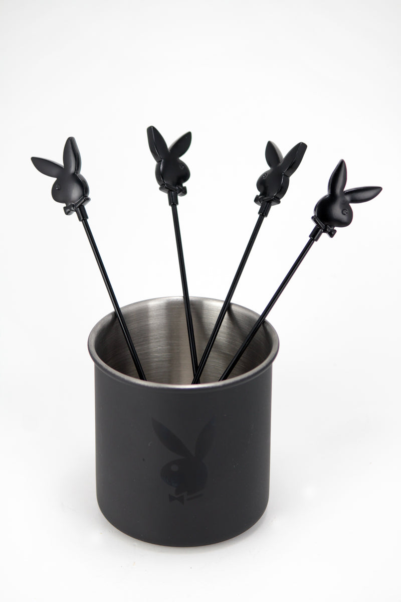 Playboy Secret Cup and Swizzle Stick Set